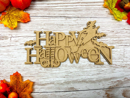 Happy Halloween Scary Wall Sign