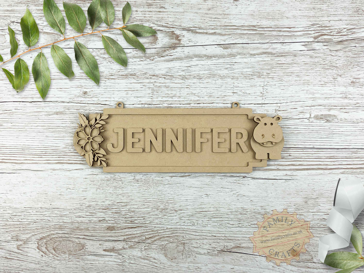 Jungle Themed Door Sign