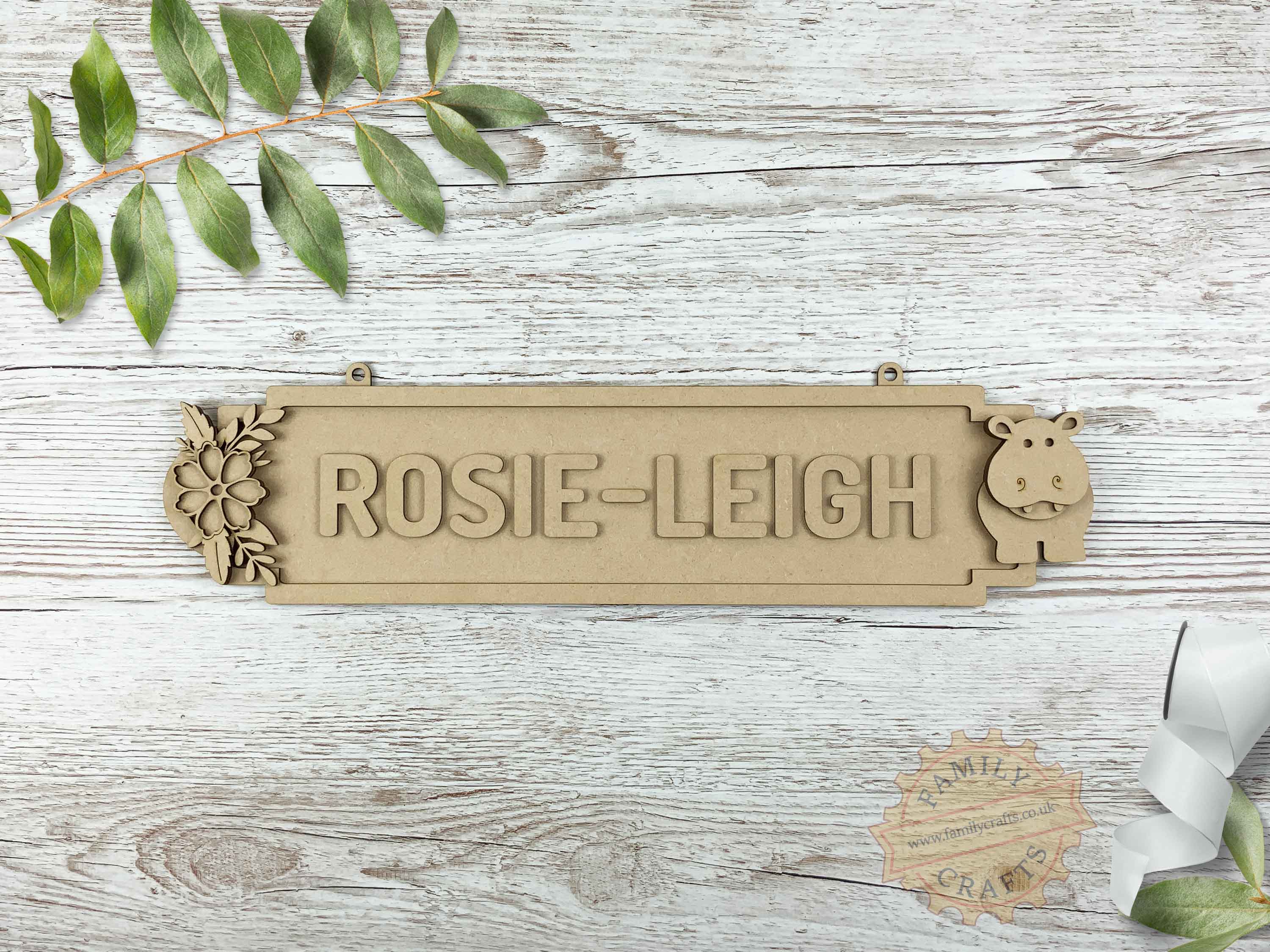 Personalised Jungle Door Sign