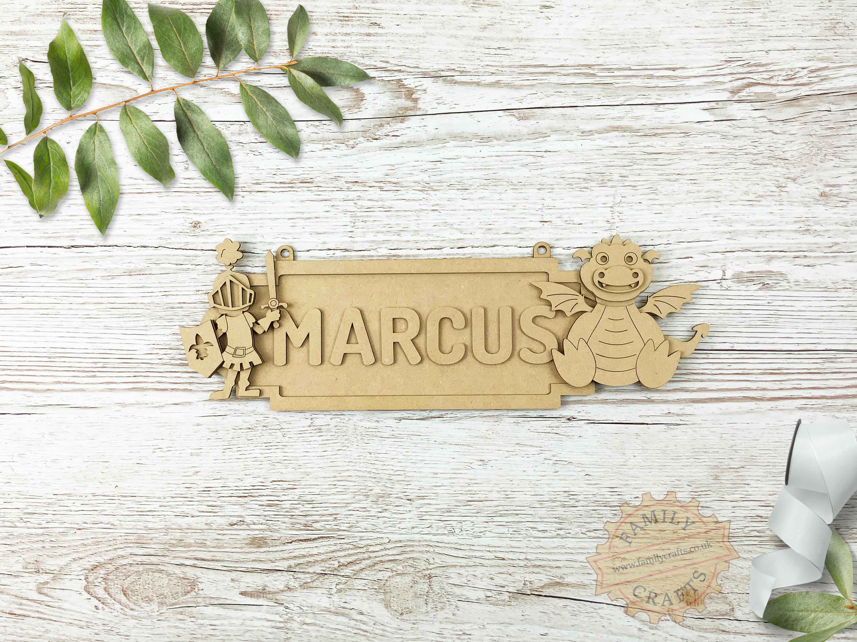 Custom Dragon Themed Door Sign