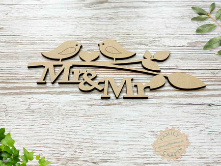 Love Birds Mr and Mr