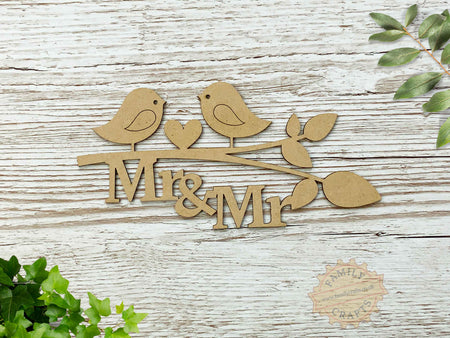 Love Birds Branch Mr and Mr