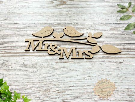 Love Birds Branch Mr and Mrs