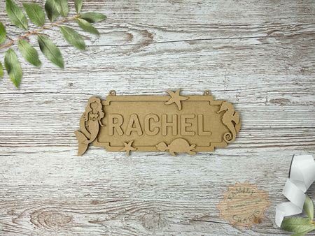 Custom Mermaid Street Sign