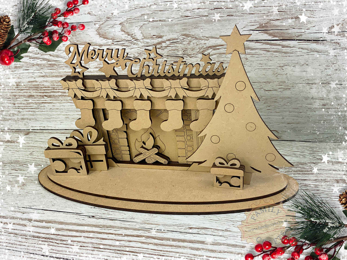Magical Holiday Fireplace Decor