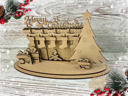 Magical Holiday Fireplace Decor