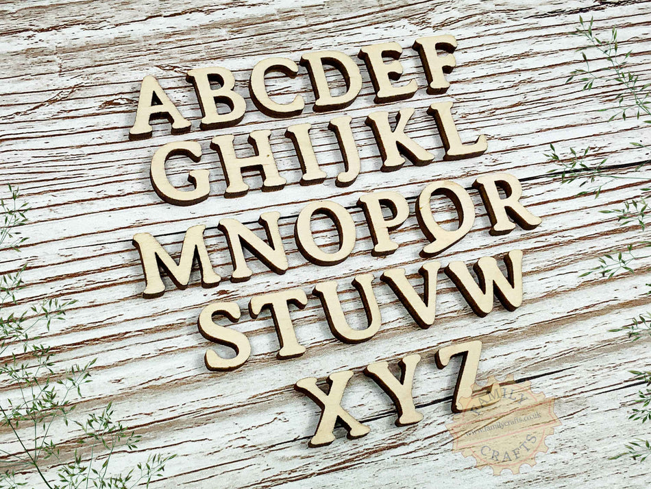 Mini Alphabet and Numbers 77 Pieces Full Alphabet and Numbers