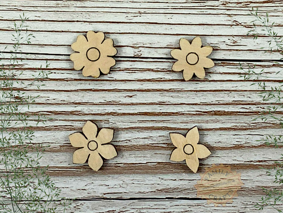 Mini Flower Craft Shapes