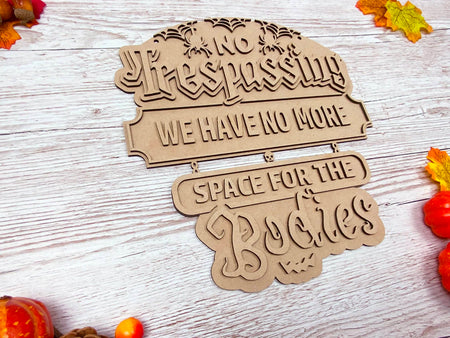 Frightful Spooky Season Sign