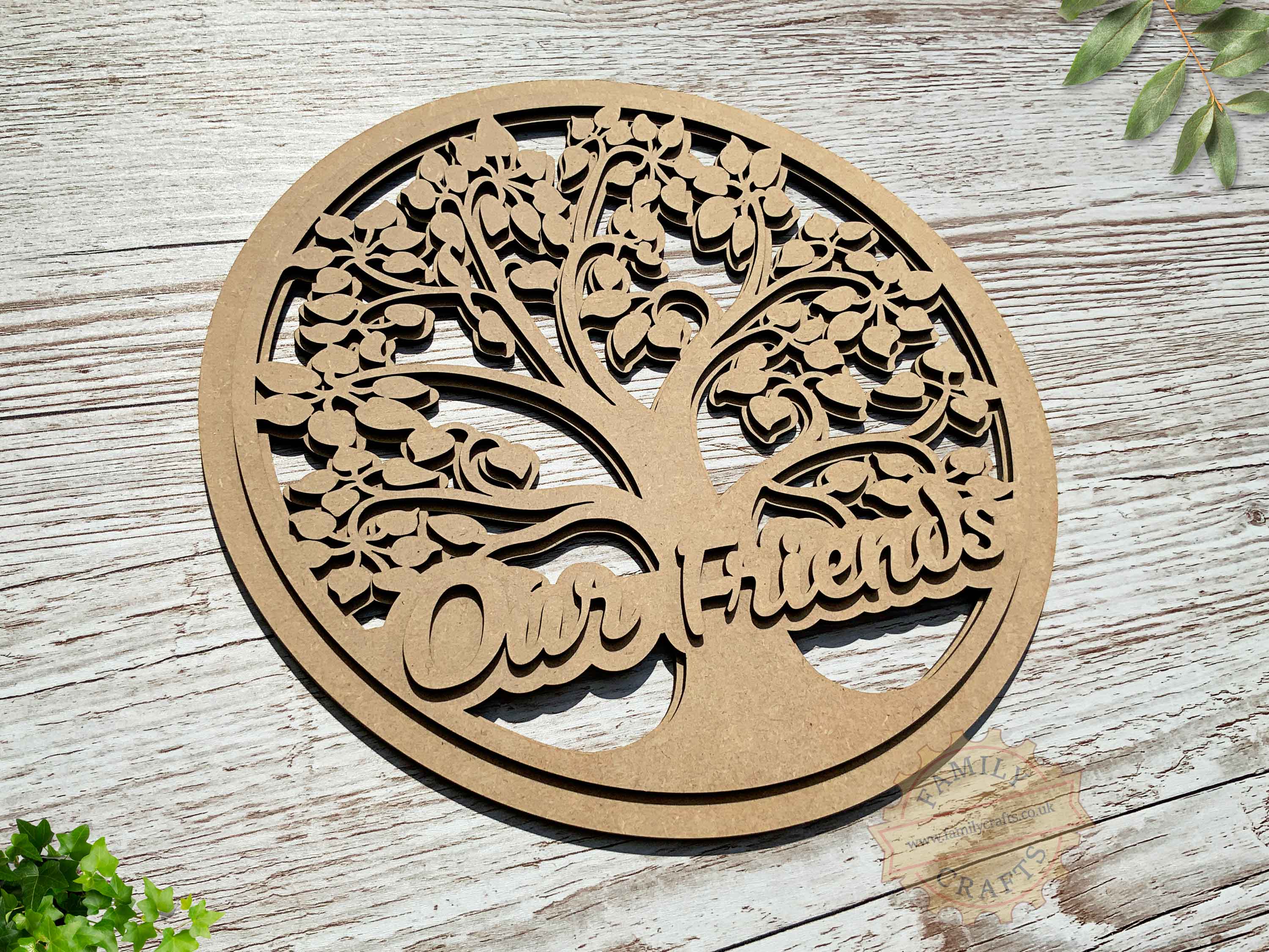 Wooden Family Tree of Life