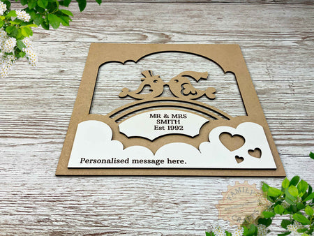 Personalised Box Frame Insert