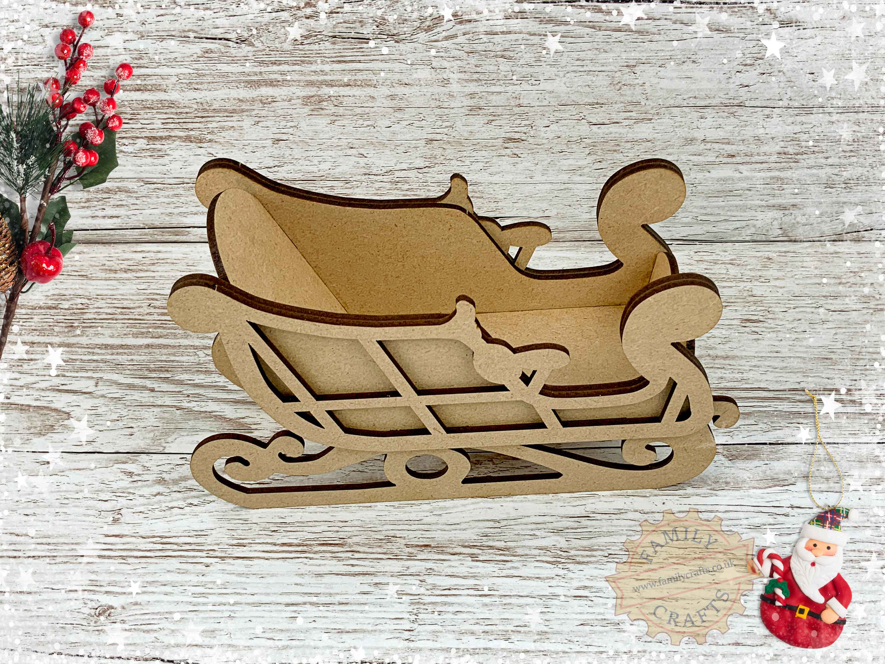 Christmas Sleigh Ornament