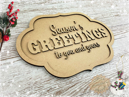 Holiday Greeting Wall Sign