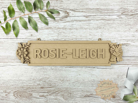 Personalised Door Sign for Kids Room