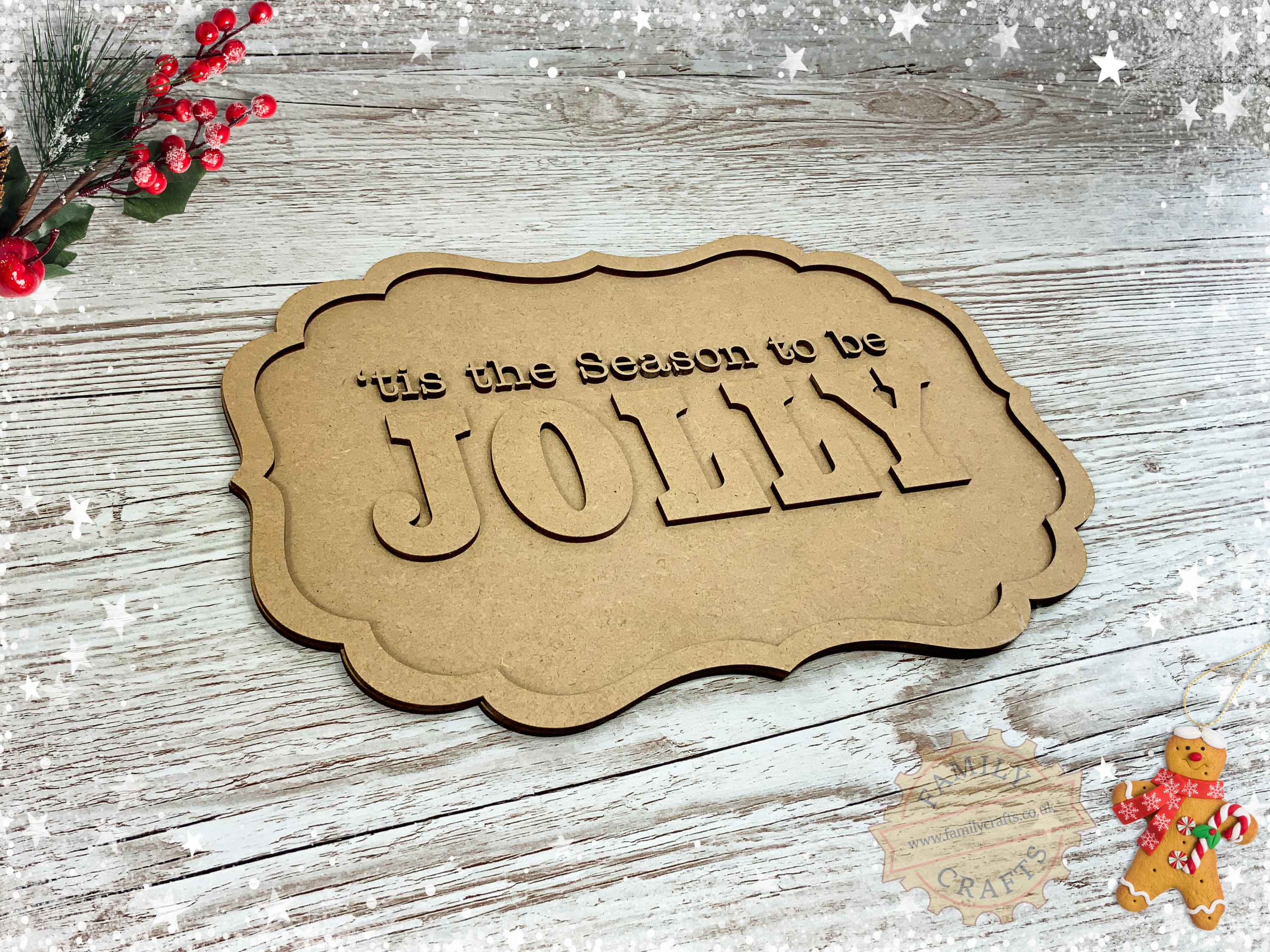 Tis the Season Christmas Wall Plaque