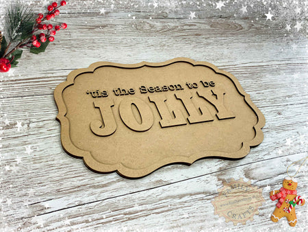 Tis the Season Christmas Wall Plaque