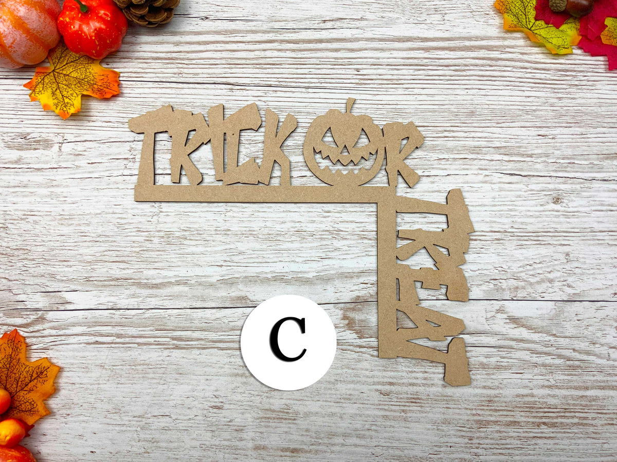 Spooky Halloween Door Corners - Option C