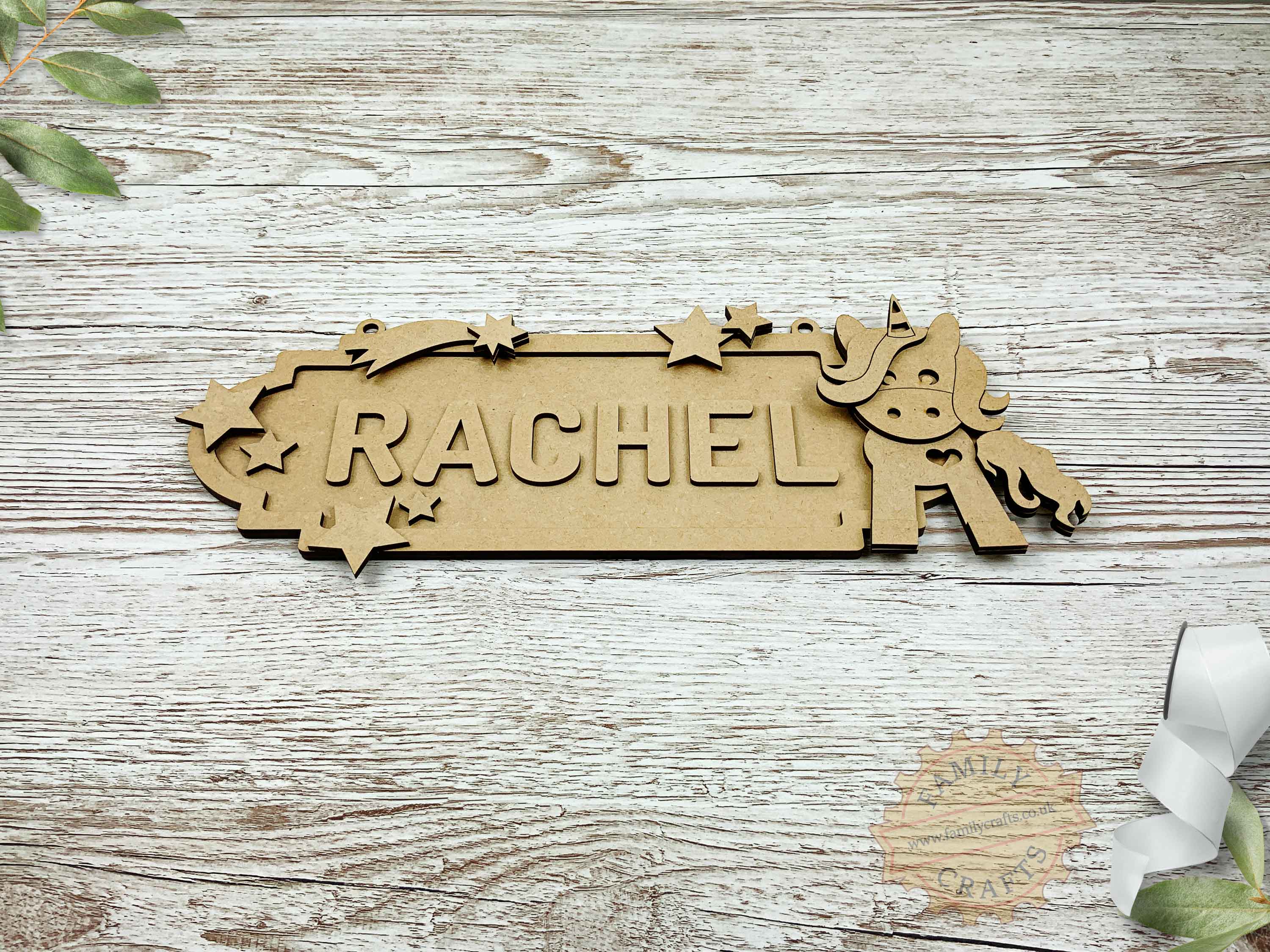 Girls Unicorn Door Sign
