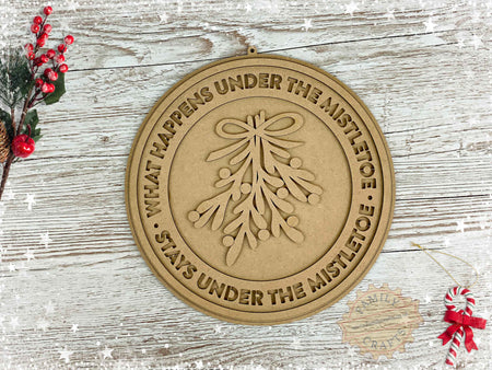 Seasonal Handcrafted Christmas Decor Sign