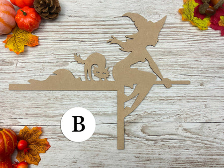 Spooky Halloween Door Corners - Option B